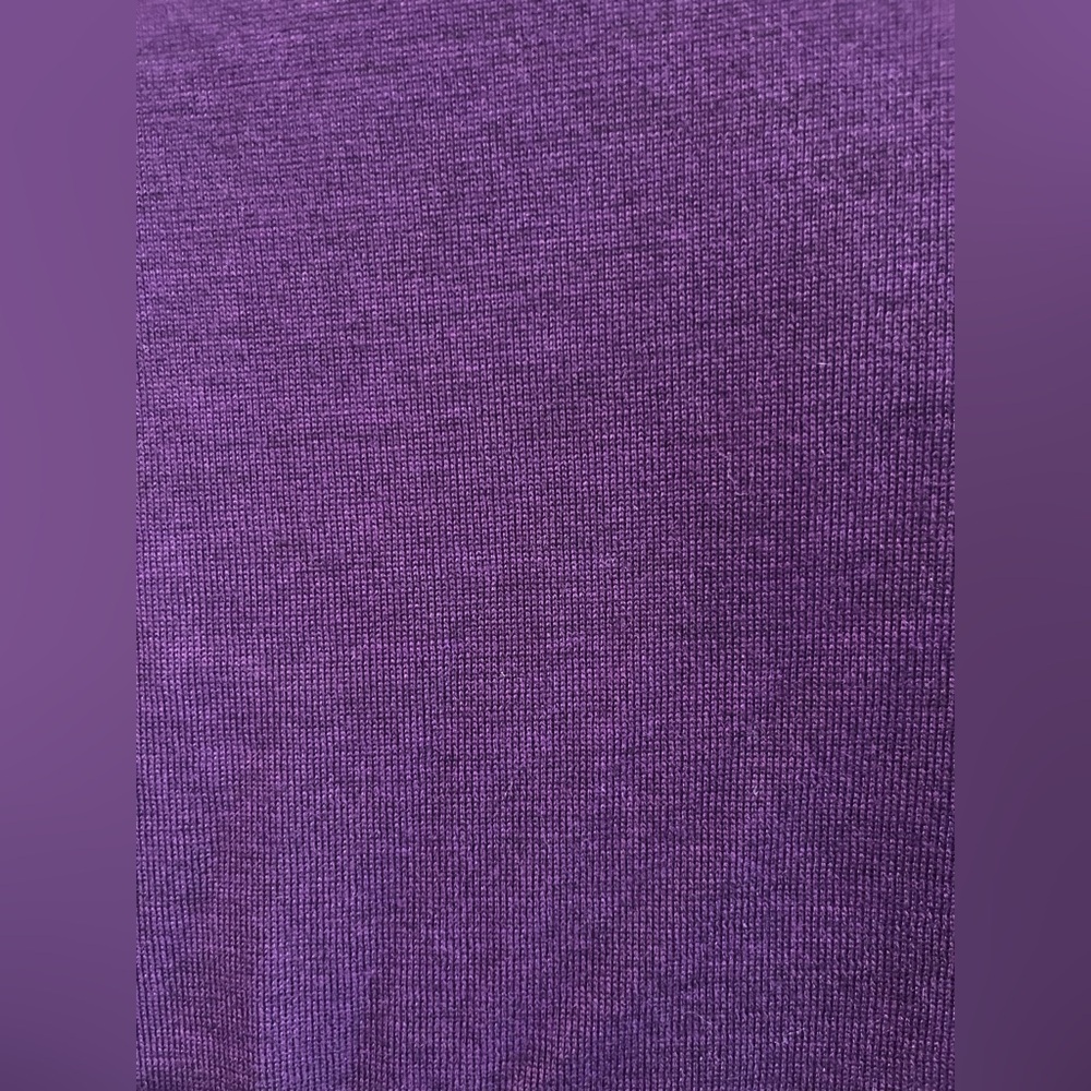 Eileen Fisher Plus Women Purple Cowl Neck Sweater 100% Merino Size 2X - Picture 4 of 8